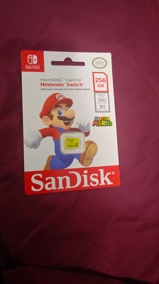 Sandisk Nintendo 256GB sd card