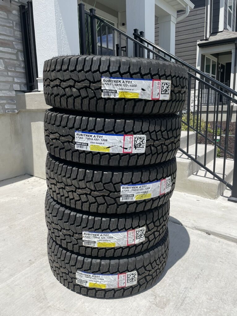 265/75R16 Falken Rubitrek AT Load E brand new