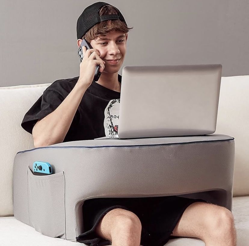Reading, Laptop Pillow Bed / Couch Desk Portable & Comfortable