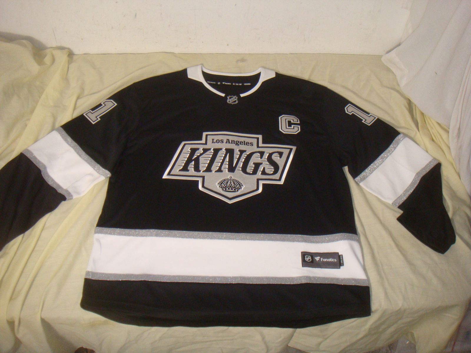 LA KINGS PREMIUM FANATICS BREAKAWAY HOCKEY JERSEY 2XL #11 KOPITAR NWOT