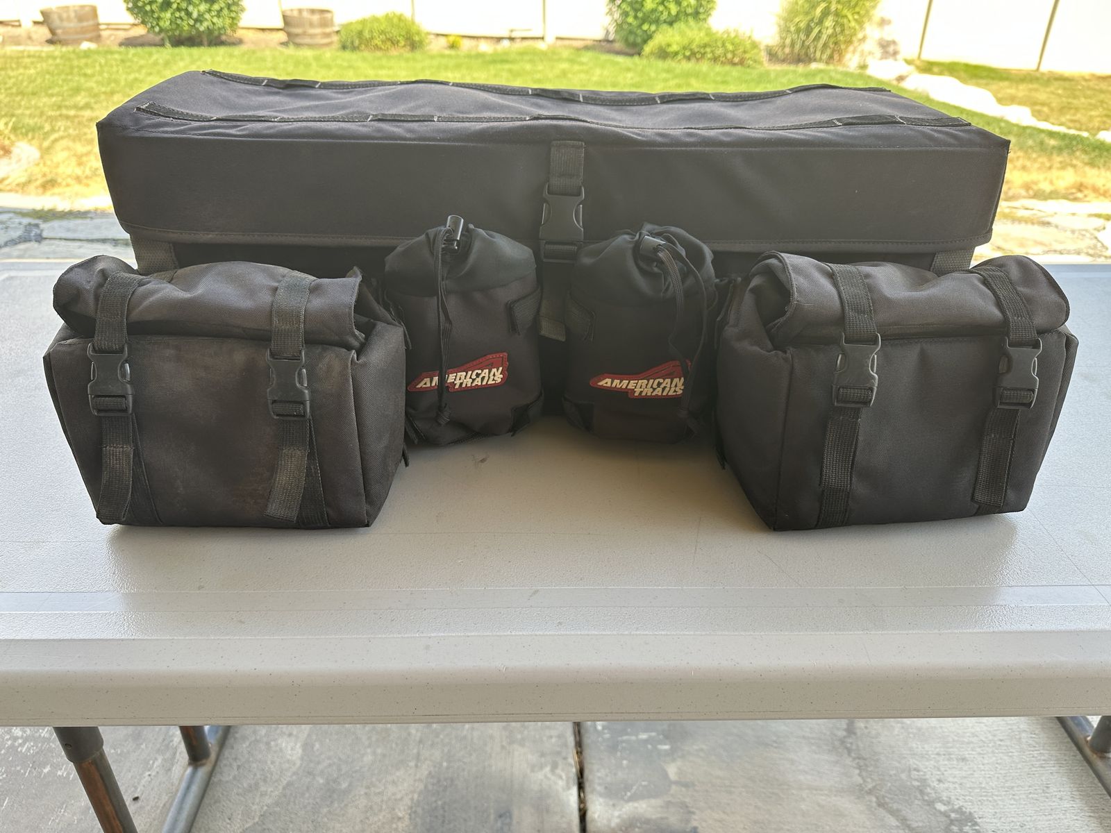 American Trails ATV Cargo Bag with Side Storage & Dividers - Good Condition