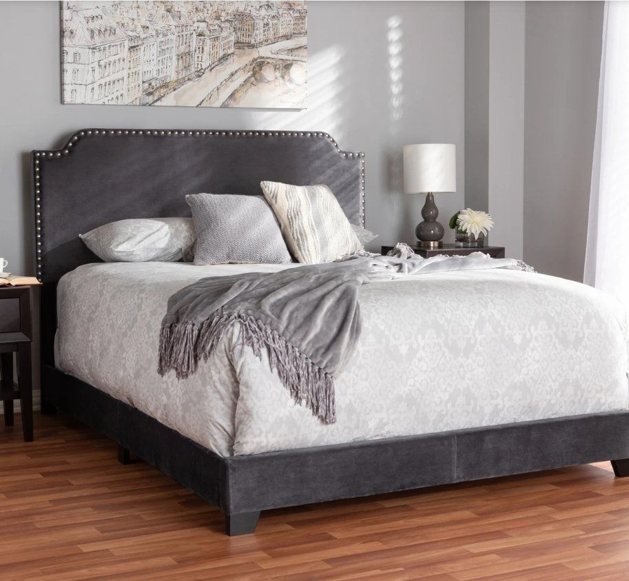 Queen platform form bed