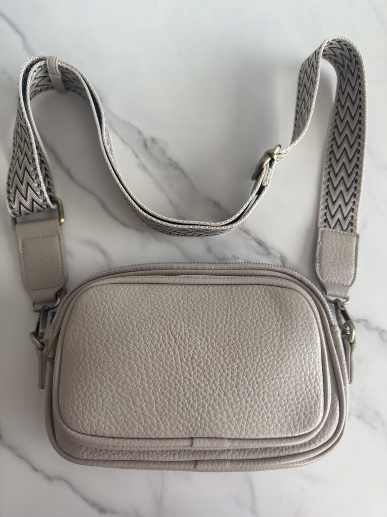 Crossbody Bag With Adjustable Webbing Strap
