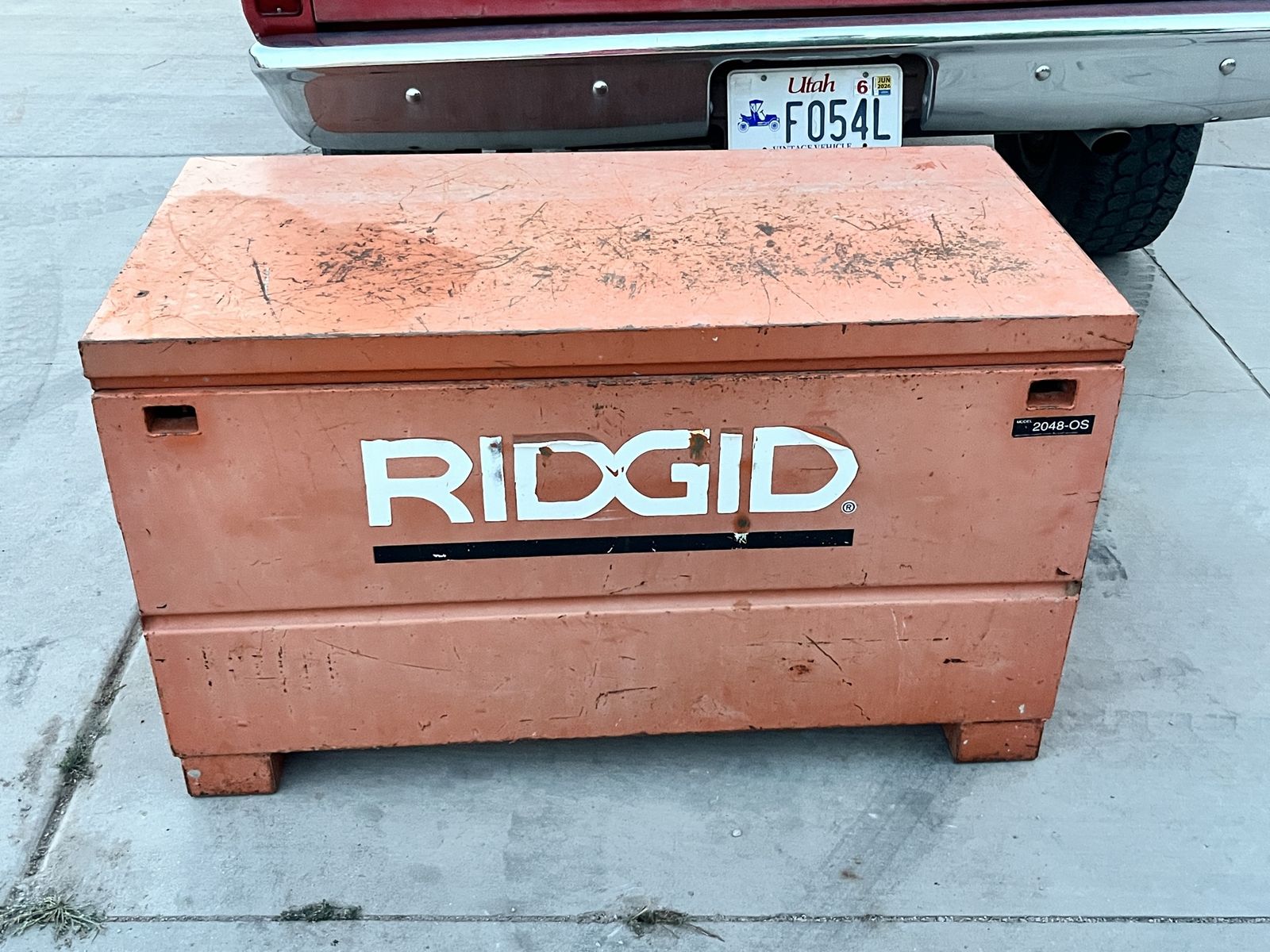 Ridgid tool box