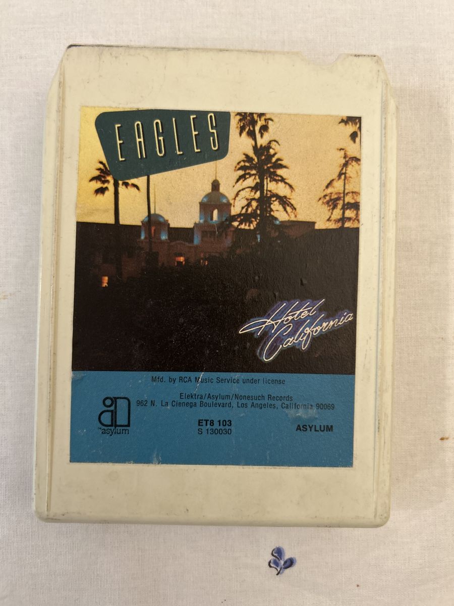 Eagles - Hotel California 8-Track Tape (Asylum Records, ET8 103)