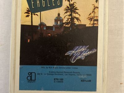 Eagles - Hotel California 8-Track Tape (Asylum Records, ET8 103)