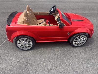 Power Wheels Ford Mustang 12V Ride-On Car - 2 Seater, w/OEM Charger - $145 Firm