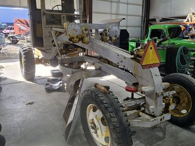 Vintage Motor Grader Heavy Equipment Road Grader