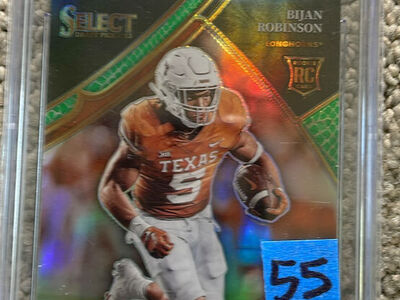 Bijan Robinson Atlanta Falcons graded slabs $55-$65