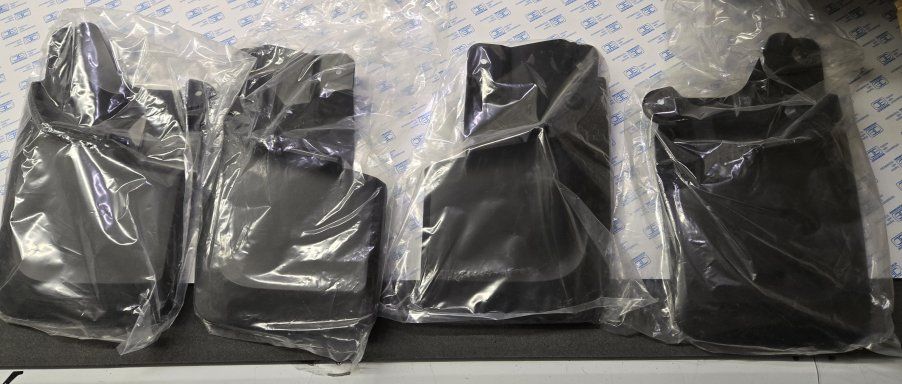 Set of Four Black Mud Flaps Guard Set OEM Toyota Tacoma 2016-2023