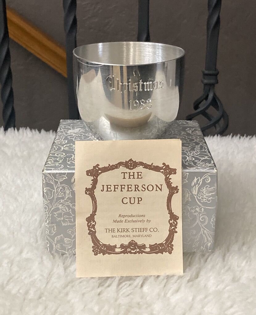 Pewter (The Jefferson Cup) Christmas 1983