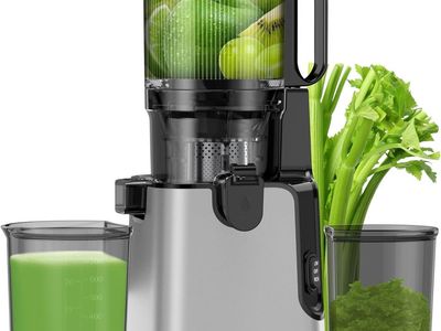 New Canoly JE-73 Masticating Juicer, Cold Press, Easy Clean, Large Feeding Tube
