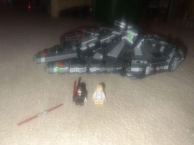 DARK MILLENIUM FALCON LEGO SET (prebuilt) 60$ OBO