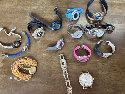 Mixed Craft Jewelry Watch Lot - 14 PC Assorted Novelty Upcycle & Repair