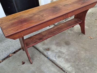 wood bench