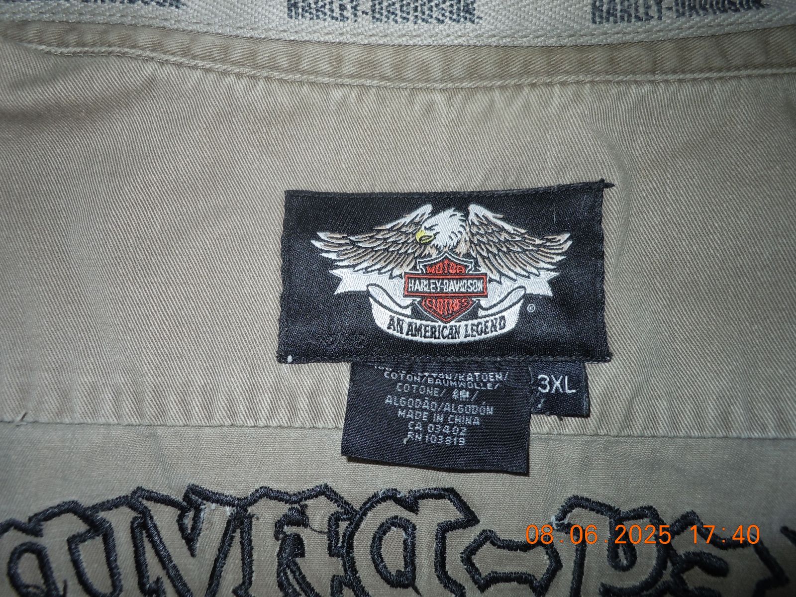 GENUINE HARLEY DAVIDSON SHIRTS