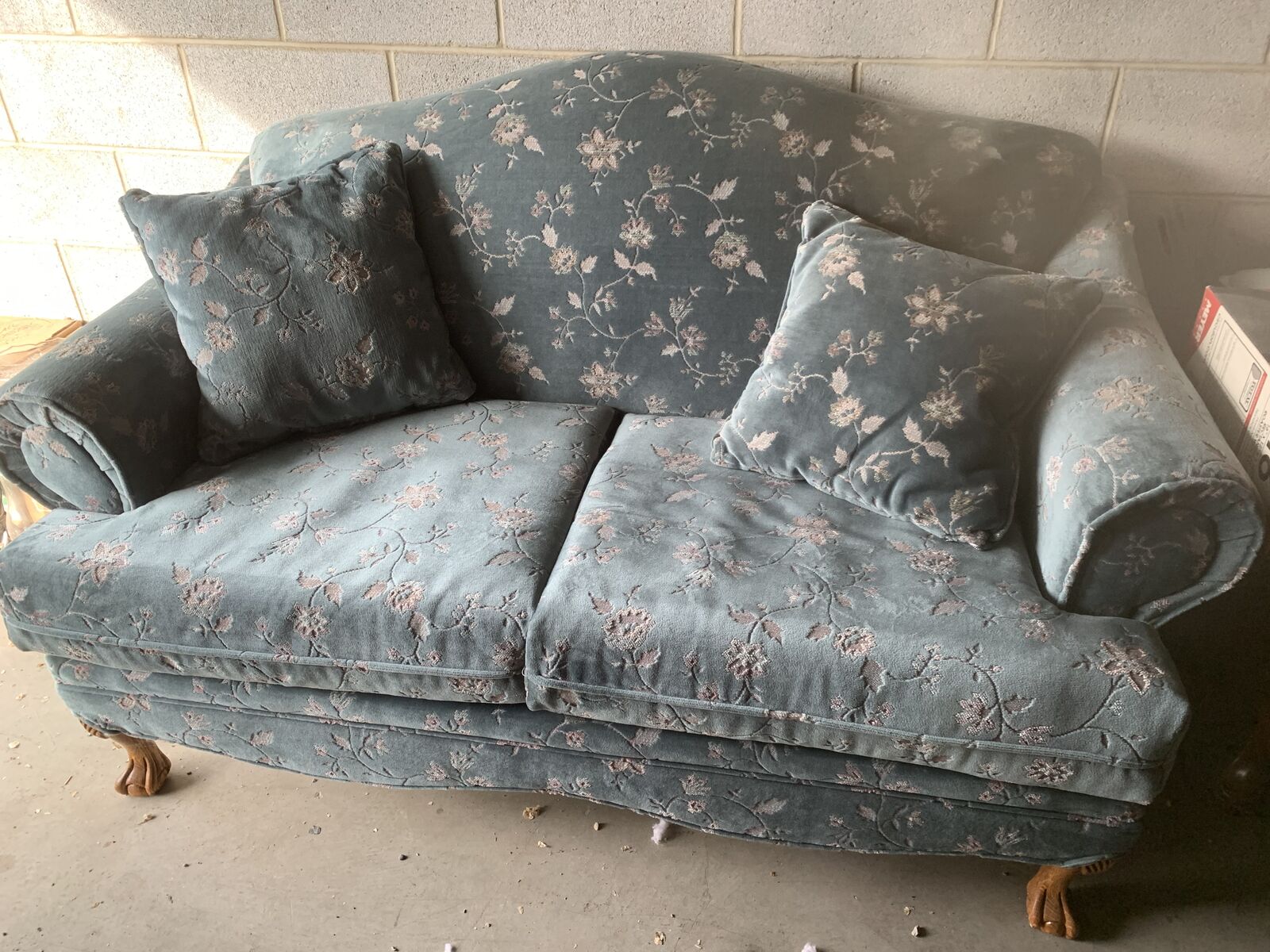 Antique loveseat