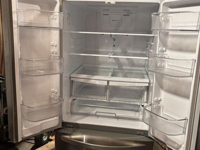 LG French Door Refrigerator Stainless Steel- Botto