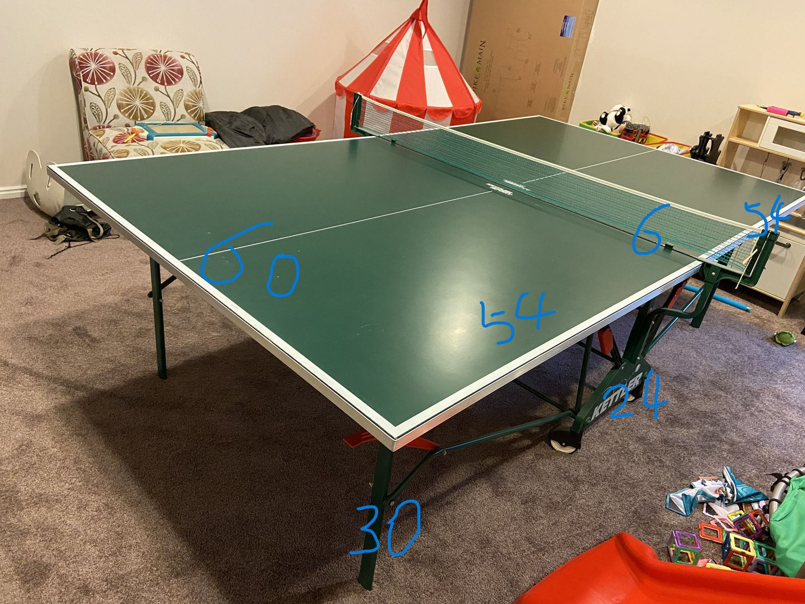 Folding Outdoor Ping Pong Table