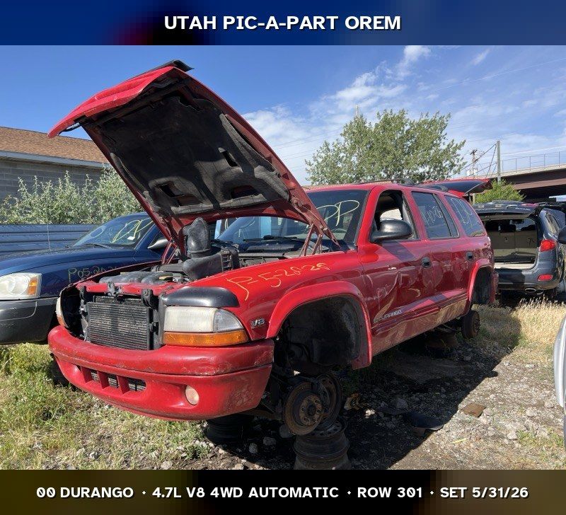 2000 Dodge Durango Parts - UTPAP Orem