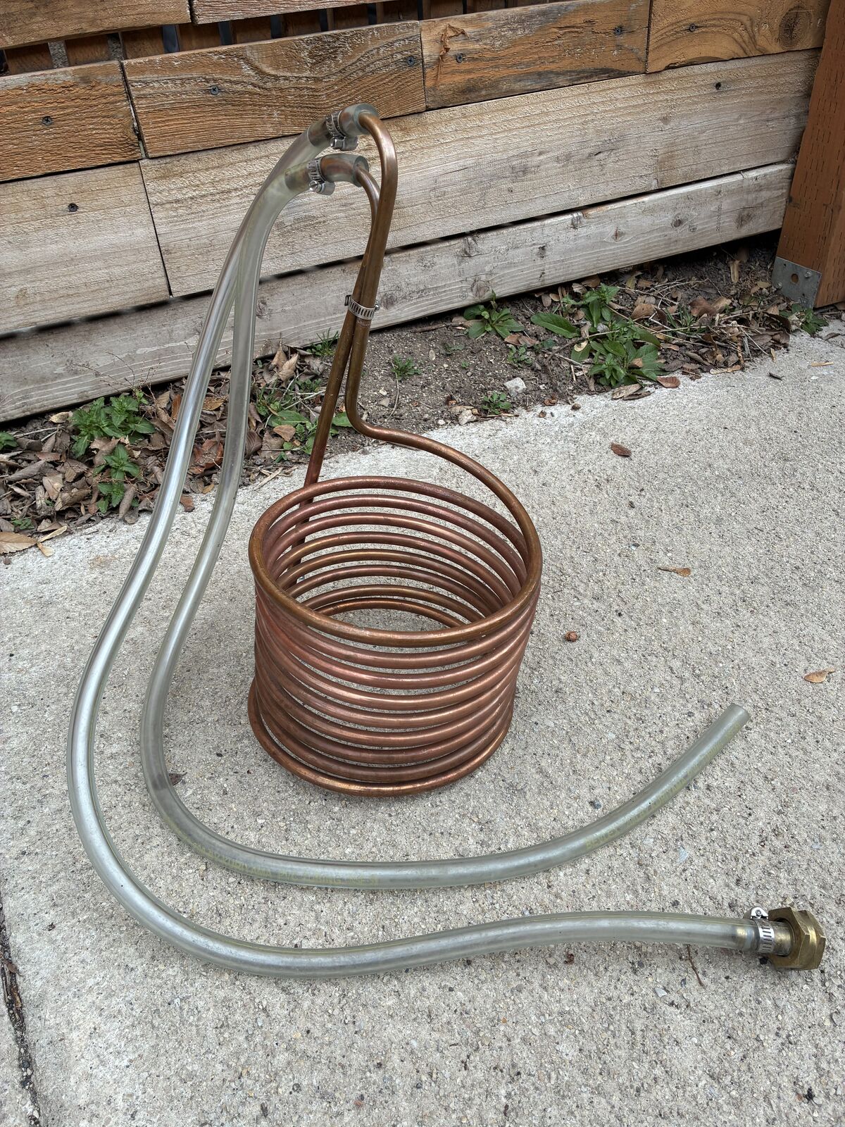 25’ Copper Immersion Wort Chiller - High Efficiency - Homebrew