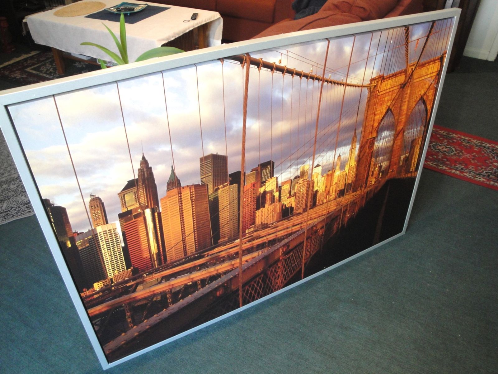 New York City Brooklyn Bridge New York Skyline Wall Art