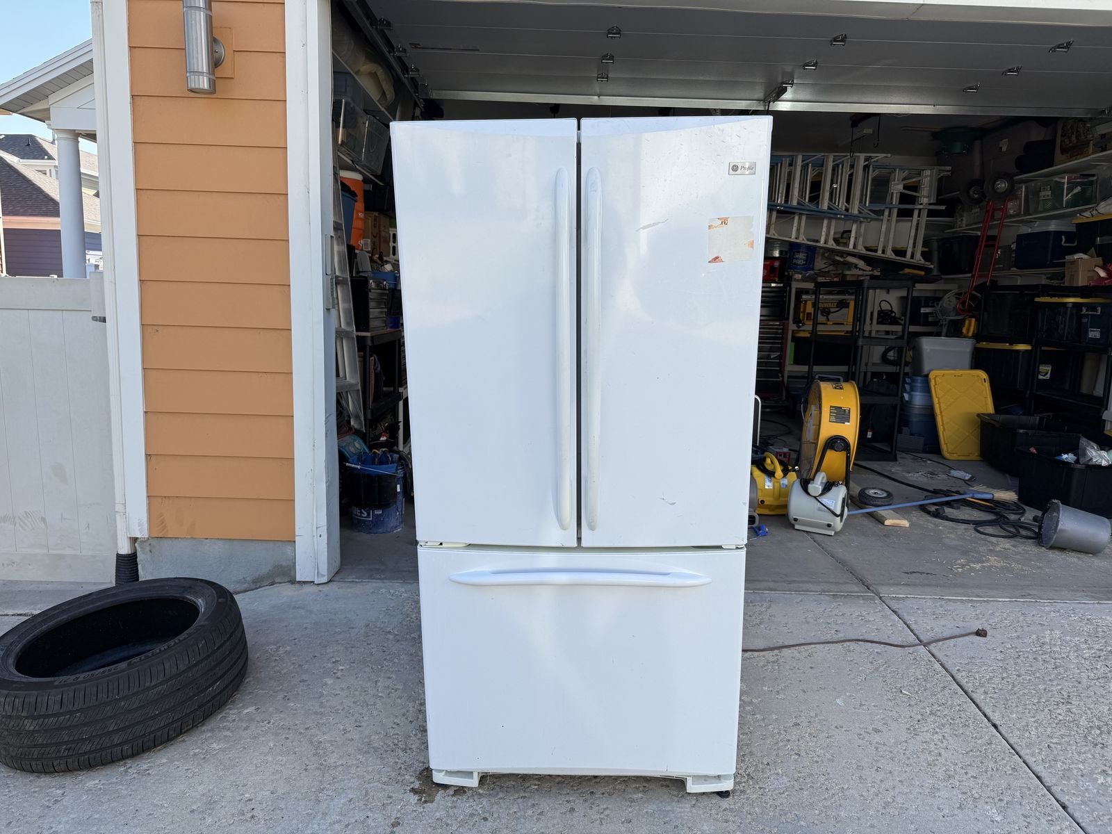 GE Profile French Door Refrigerator, Used, Everything Works