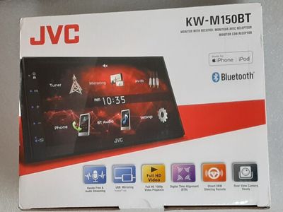 JVC KW-M150BT Bluetooth Car Stereo Receiver/Monitor-6.75 inch Touchscreen Display-AM/FM Radio-MP3 Player-13 Band Equalizer
