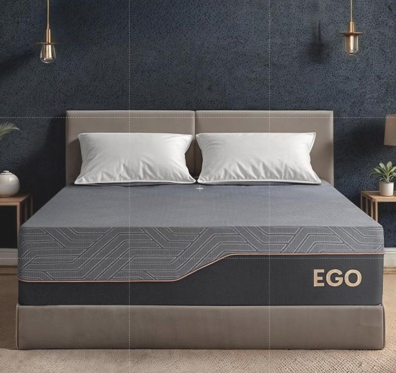 MLILY EGOHOME 14 Inch Twin XL Mattress, Copper Gel Memory Foam Mattress for Pain Relief, Therapeutic Mattress in a Box, CertiPUR