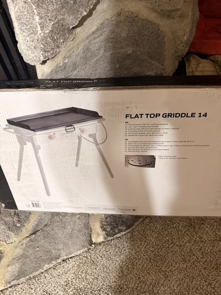 Camp Chef Flat Too Griddle  2 Burner
