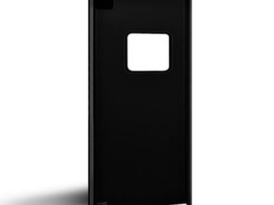 NEW 42x84 Curtron SPD-80 Black Impact Traffic Door w/ Window - SLC
