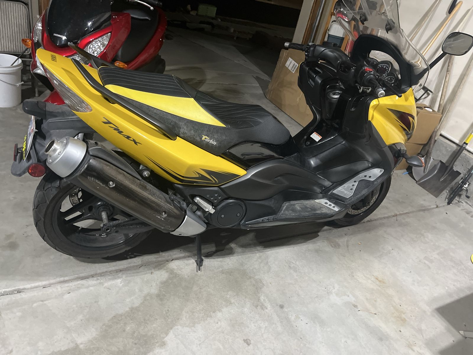 2009 Yamaha XP5 TMAX  - Yellow/Black with Corbin Seat, Used