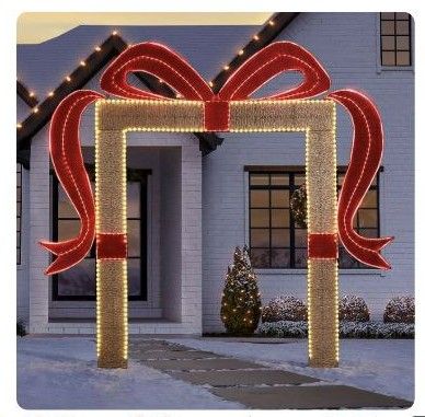 Member Marks 10' Pre-Lit Gift Box Arch - NEW IN BOX