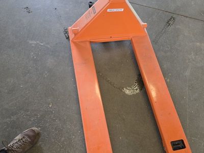 Uline H-3029 Multi-Directional Pallet Truck - 5500lb Capacity, Orange