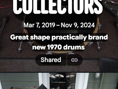 Pearl drums 4 piece collector set