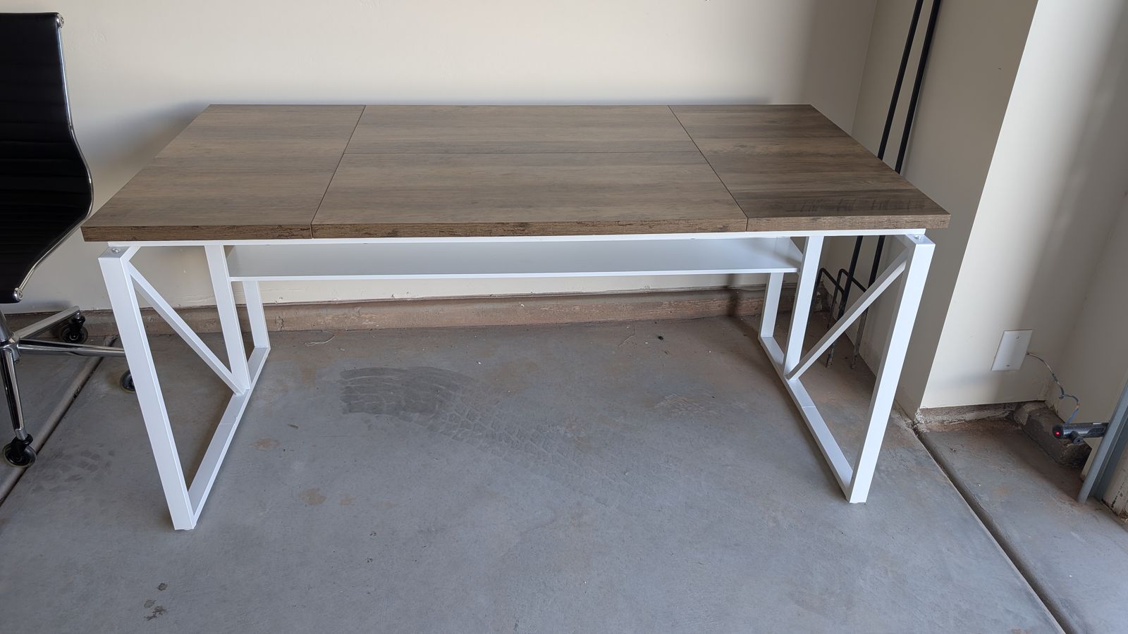 Tribesigns 63 inches Computer Desk with Bottom Storage Shelf Home Office Desk