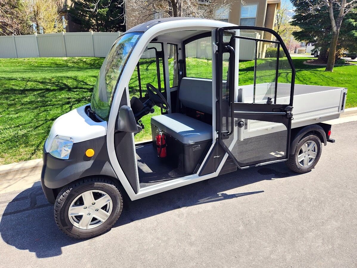 Incredible New 2024 White Electric Club Car URBAN LSV Golf Cart