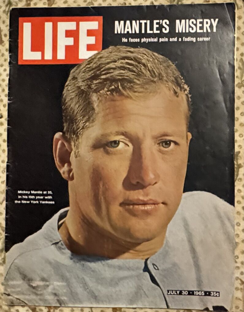 LIFE Magazine July 30,1965 Mickey Mantle Cover