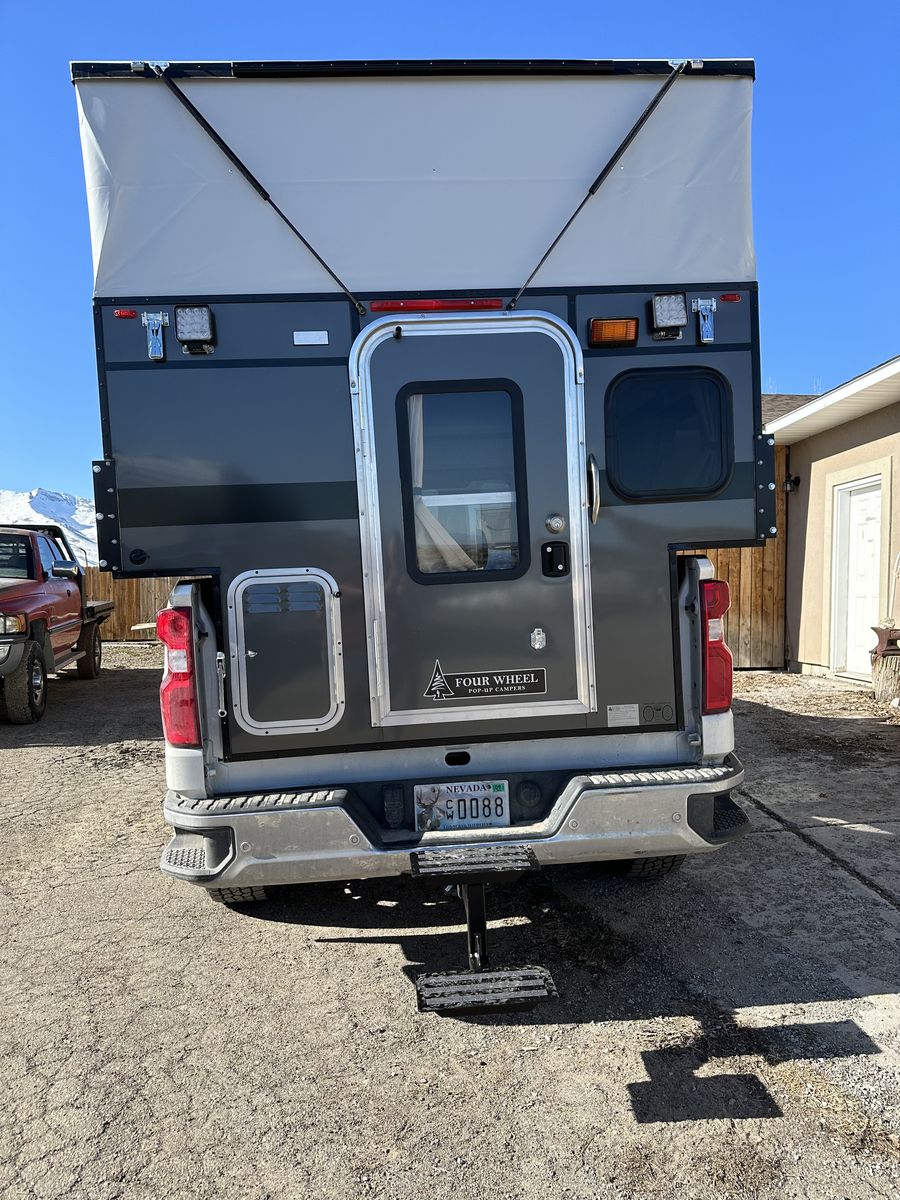Four Wheel Pop-Up Camper Raven Model - Truck Bed Mounted Camper