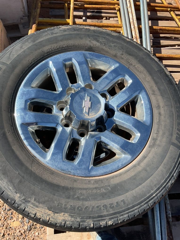 18in Wheels and Tires off 2019 Duramax