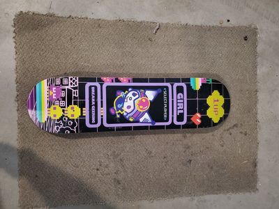 Girl Skateboards Breana Geering Sanrio Kuromi 8-Bit Skateboard Deck