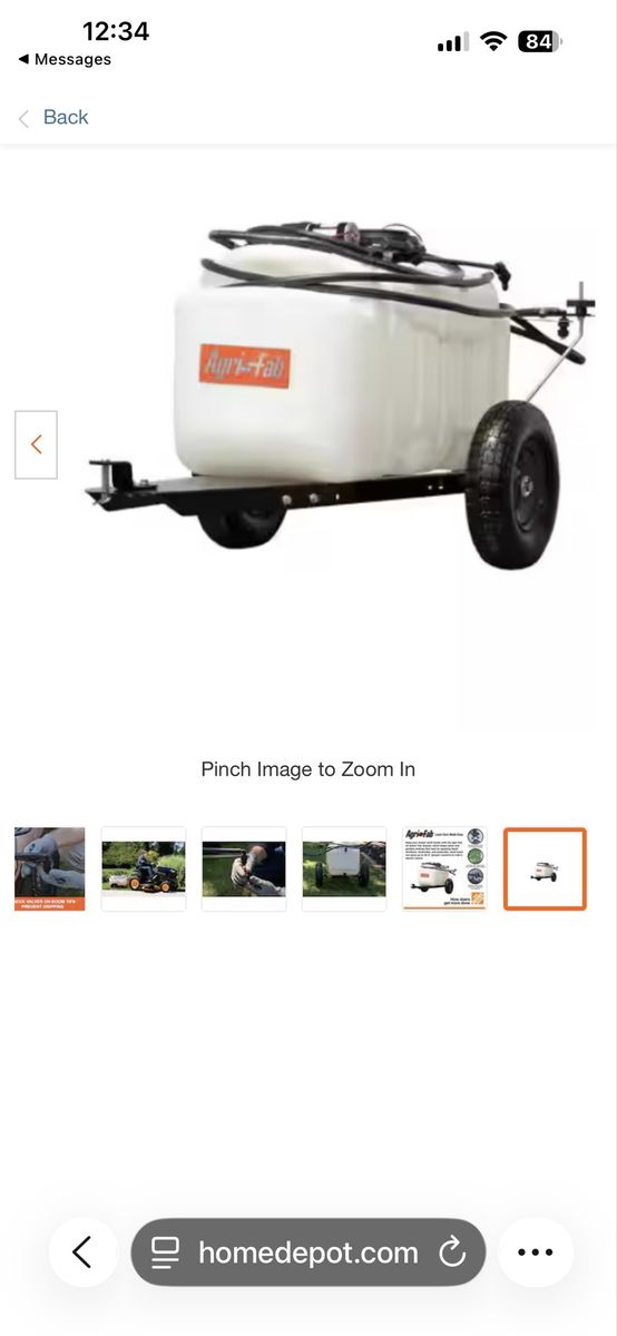 Tow sprayer