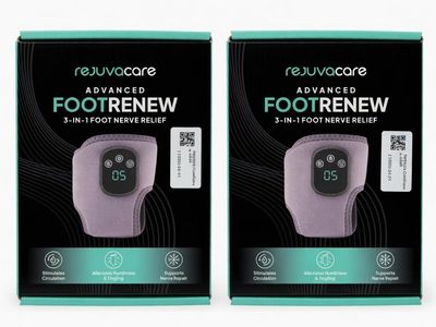 2 Rejuvacare Advanced Footrenew 3-in-1 Foot Nerve Relief Device - Stimulates Circulation