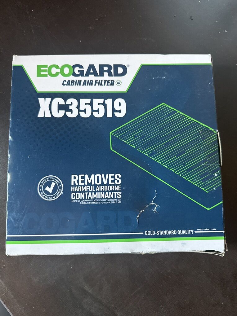 Ecogard Cabin Airfilter for Honda - new in box