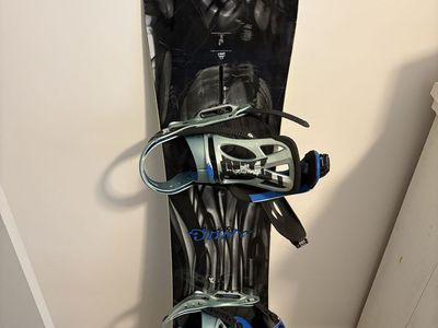 Snowboard with Bindings