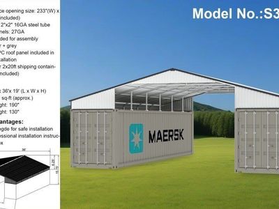 Shipping Container Roof Kit