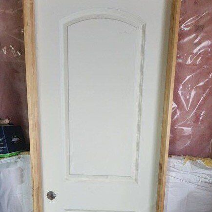 2-RH Swing 28" Two Panel Interior Prehung Doors
