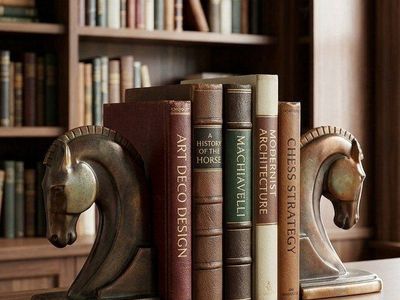 Vintage Art Deco Bookends 1930's