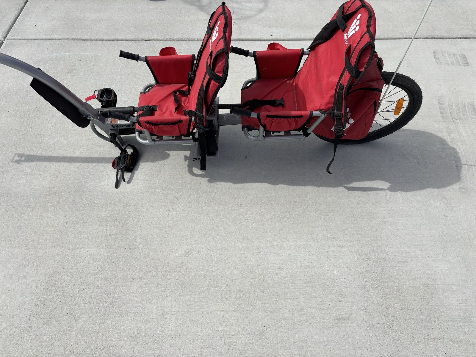 WeHoo Tandem Bike Trailer