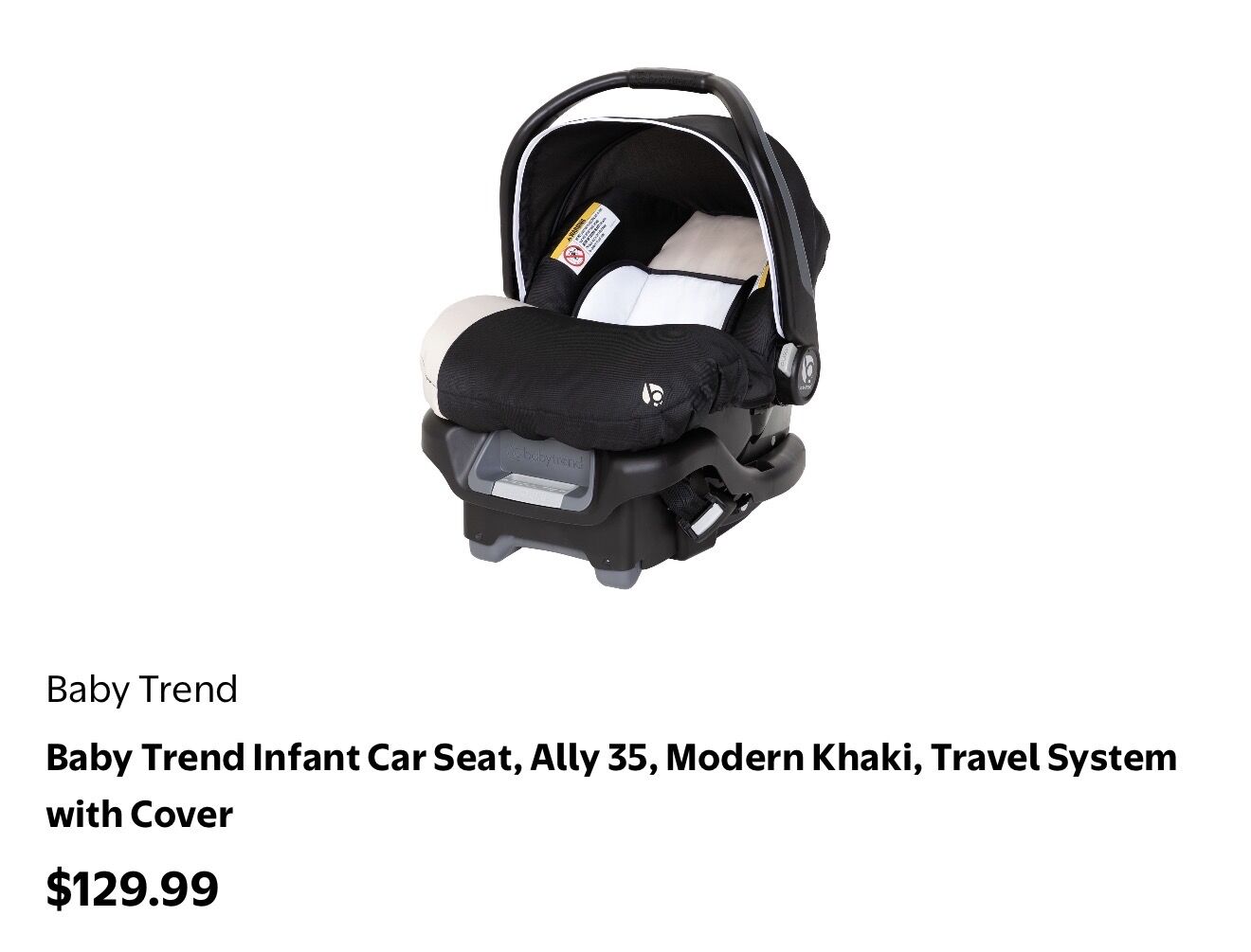 Baby Trend Infant Car Seat